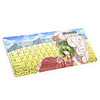 88-key Touhou Project Yuka Kazami USB Wired Anime QWERTY Keyboard
