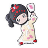 8GB Lovely High-speed Cartoon USB Hub(Red)