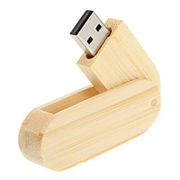 8GB usb flash drive usb disk USB 2.0 Wooden Rotating