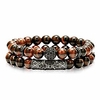 8mm tiger eye stone beads bracelet elastic natural stone yoga bracelet for women men