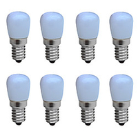 8pcs 1 W LED Candle Lights 100-150 lm E14 B 1 LED Beads COB Decorative Warm White Cold White 220-240 V / RoHS / CCC miniinthebox