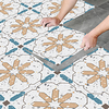 8pcs Creative Kitchen Bathroom Living Room Floor Stickers Non-slip Waterproof And Wear-resistant Gems Terrazzo Floor Stickers miniinthebox