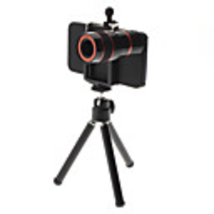 8X Zoom Telescope Lens with Stand and Hard Case for iPhone 5