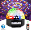 9 Colors Bluetooth MP3 Led Disco Light Ball Party Light Rotating Stage Lamp DJ Projector Laser Music Play Soundlights Disco Lamp miniinthebox
