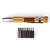 9-in-1 Aluminium Alloy Precision Screwdriver Set