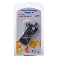 9-in-1 USB 2.0 SD MS SIM Card Reader (Black)