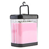 9 LED Carry-on Telescopic Light With Compass Camping Light Pink 3XAA
