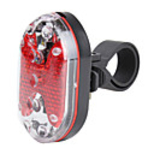 9-LED Red Bicycle Warning Light with Mounting Bracket