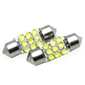 9-LED White Bulbs (2pcs, 12V)