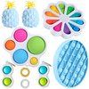 9 pcs Fidget Toys Anti Stress Toy Stretchy Strings Mesh Marble Relief Gift For Adults Children Sensory Antistress Relief Toys miniinthebox