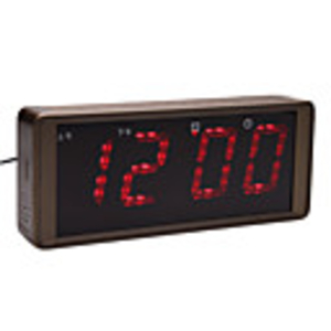 9" Red Light LED Digital Alarm Clock Calendar Thermometer (100-240V)