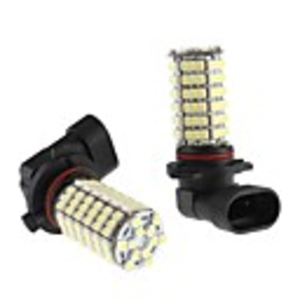 9006 6W 120x3528 SMD White LED Bulb for Car Fog Lamp (12V,  2-Pack)