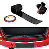 90cm -- Universal Car Black Rear Bumper Protector Plate Rubber Cover Guard Trim Pad