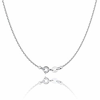 925 sterling silver chain necklace chain for women girls 1.1mm cable chain necklace upgraded spring-ring clasp - thin amp; sturdy - italian quality 16 inch