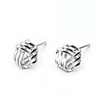 925 Sterling Silver Decoration Platinum Plated Earrings