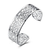 925 sterling silver filigree cuff bracelet,  7