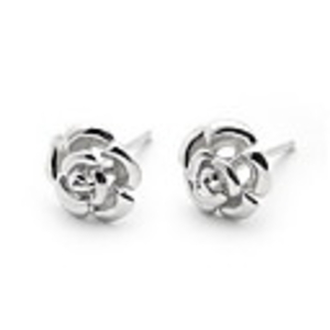 925 Sterling Silver Platinum Plated Earrings