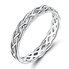 925 sterling silver ring 4mm eternity celtic knot wedding band for women size 9