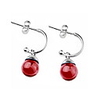925 Sterling Silver With Platinum Plated Earrings