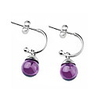 925 Sterling Silver With Platinum Plated Earrings