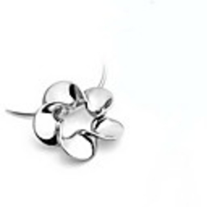 925 Sterling Silver With Top Quality Crystal Decoration Platinum Plated Pendant