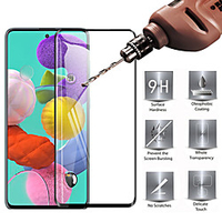 9D Tempered Glass Screen Protector Film For Samsung Galaxy A01 A11 A21 A31 A41 A51 A71 A81 A91 A10 A20 A30 A30S A40 A40S A50 A50S A70 Tempered Glass