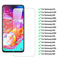 9H Protective Glass on the For Samsung Galaxy A10 A20 A30 A40 A50 A60 A70 A80 A90 M10 M20 M30 A10S A20S A40S A50S A70S A10E A20E A92018 Tempered Screen Protector Glass Film Case miniinthebox