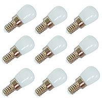 9pcs 2 W LED Globe Bulbs 100 lm E14 E12 T22 6 LED Beads SMD 2835 Warm White White 220-240 V