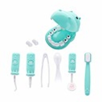 9pcs dentist kit doctor toy for kids,  hippo doctor tools medical pretend play set for doctor role play,  educational toy for classroom school girls boys