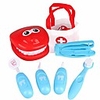 9pcs play doctor kit for kids,  pretend play dentist tools medical set for kids,  doctor role play tool,  dentist toy doctor kit for toddlers boys girls
