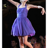 A-Line Celebrity Style Vintage Party Wear Cocktail Party Dress Halter Neck Sleeveless Short / Mini Chiffon with Pleats 2020