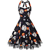 A-Line Color Block Sexy Party Wear Cocktail Party Dress Halter Neck Sleeveless Short / Mini Spandex with Bow(s) Ruffles 2020