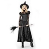 A-Line Elegant Vintage Party Wear Prom Dress Queen Anne Long Sleeve Ankle Length Spandex Lace with Pleats 2020