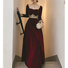 A-Line Elegant Vintage Wedding Guest Formal Evening Valentine