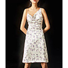 A-Line Floral Sexy Graduation Party Wear Dress V Neck Sleeveless Knee Length Spandex with Pattern / Print 2020