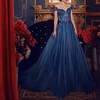 A-Line Luxurious Elegant Engagement Prom Dress Scoop Neck Short Sleeve Court Train Tulle with Pleats Appliques 2020
