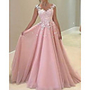 A-Line Minimalist Sexy Engagement Formal Evening Dress V Neck Sleeveless Floor Length Chiffon Charmeuse with Pleats 2020