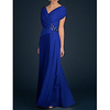 A-Line Mother of the Bride Dress Elegant V Neck Knee Length Chiffon Sleeveless with Pleats Ruching 2020