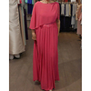 A-Line Mother of the Bride Dress Elegant Vintage Jewel Neck Floor Length Chiffon Half Sleeve with Pleats Ruffles 2020