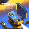 A16 Wireless Earbuds TWS Headphones Bluetooth5.0 Stereo with Volume Control with Charging Box Mobile Power for Smartphones Smart Touch Control for Mobile Phone