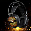 A2 3.5mm Stereo Wired Gaming Headphones With Microphone Game Headset Over Computer Gamer Listening To Music Learning See Movie
