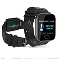 A6 Sleep HR Blood Pressure Oxygen Monitor IP67 Waterproof Camera Smart Watch