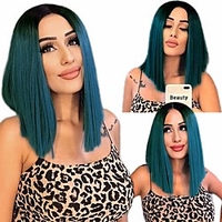 A96 Synthetic Bob Medium Short Ombre Wig for Women Heat Resistant miniinthebox