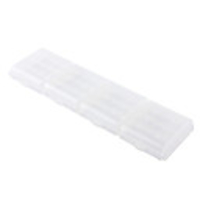 AAA/AA Plastic Case Holder Storage Box (White)
