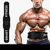 Abs Stimulator Abdominal Toning Belt EMS Abs Trainer Sports Silicon Exercise Fitness Gym Workout Smart Electronic Muscle Toner Muscle Toning Tummy Fat Burner For Men Women