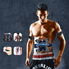 Abs Stimulator Abdominal Toning Belt EMS Abs Trainer Sports Silicon PU (Polyurethane) ABS Resin Exercise Fitness Gym Workout Smart Electronic Muscle Toner Muscle Toning Tummy Fat Burner For Men