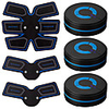 Abs Stimulator Abdominal Toning Belt EMS Abs Trainer Sports Silicon PU (Polyurethane) ABS Resin Exercise Fitness Gym Workout Smart Electronic Muscle Toner Muscle Toning Tummy Fat Burner For Men