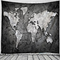 Abstract / Geometric Wall Decor 100% Polyester Classic / Psychedelic Wall Art,  150100 cm Decoration