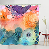 Abstract 3D Digital Printing Shower Curtain Shower Curtains Hooks Modern Polyester New Design