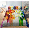 abstract art 3-piece duvet cover set hotel bedding sets comforter cover with soft lightweight microfiber,  include 1 duvet cover,  2 pillowcases for double/queen/king(1 pillowcase for twin/single)